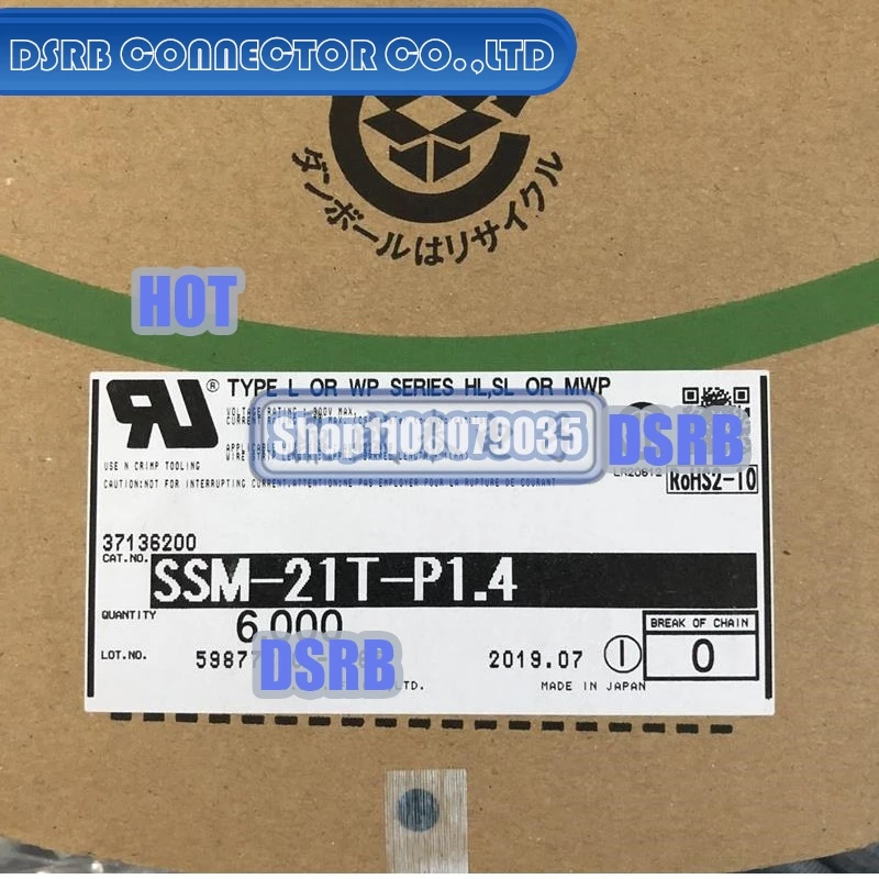 6000 шт.лот SSM-21T-P1.4 18-22AWG 100% новые и оригинальные (art.: 3920d4ee910aa) - 3920d4ee910aa