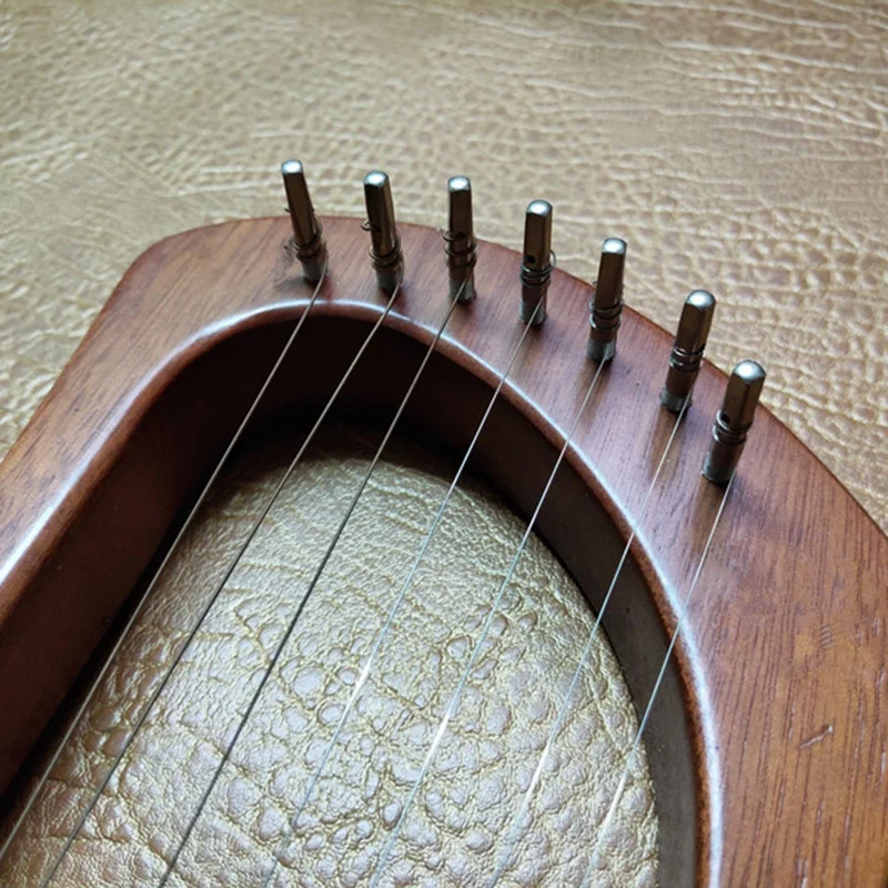 7 шт. шпильки для настройки с L-образным ключом струн Lyre Harp и других примитивных