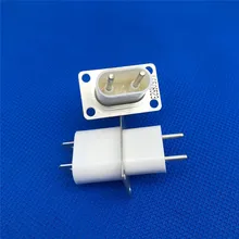2pcs Electronic Microwave Oven Magnetron w/ Through-core Capacitor Pin Sockets Converter Home Microwave Magnetron Sockets Pins