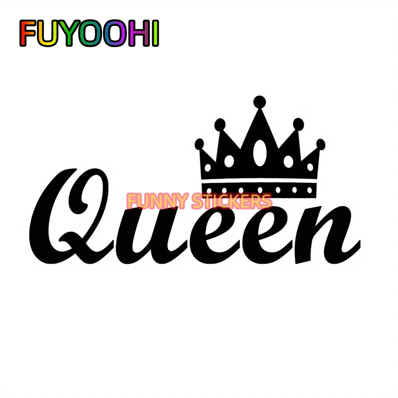 

FUYOOHI забавная Королевская корона Виниловая наклейка для автомобиля-водонепроницаемая наклейка для автомобиля грузовика бампера и заднего окна