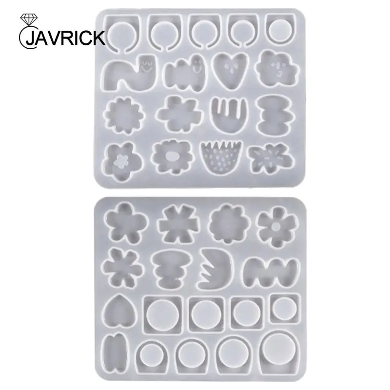 

Irregular Flower Silicone Ring Molds with Different Sizes Jewelry Resin Casting Molds for DIY Crafts Jewelry Making