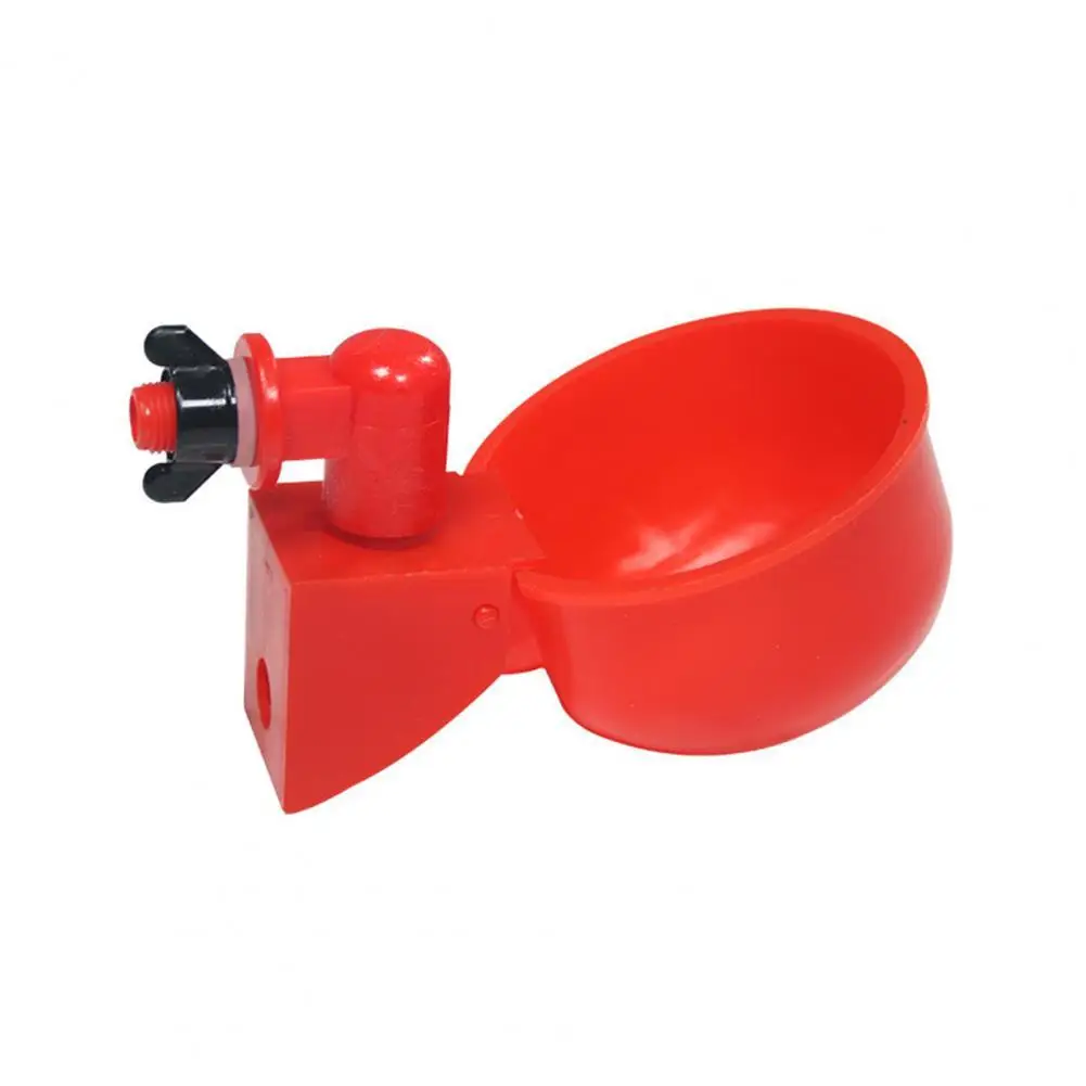 

Practical Dispenser Feeder Anti-turnover Easy to Install Anti-turnover Water Bowl Automatic Drinker Drinking Bowl 10Pcs