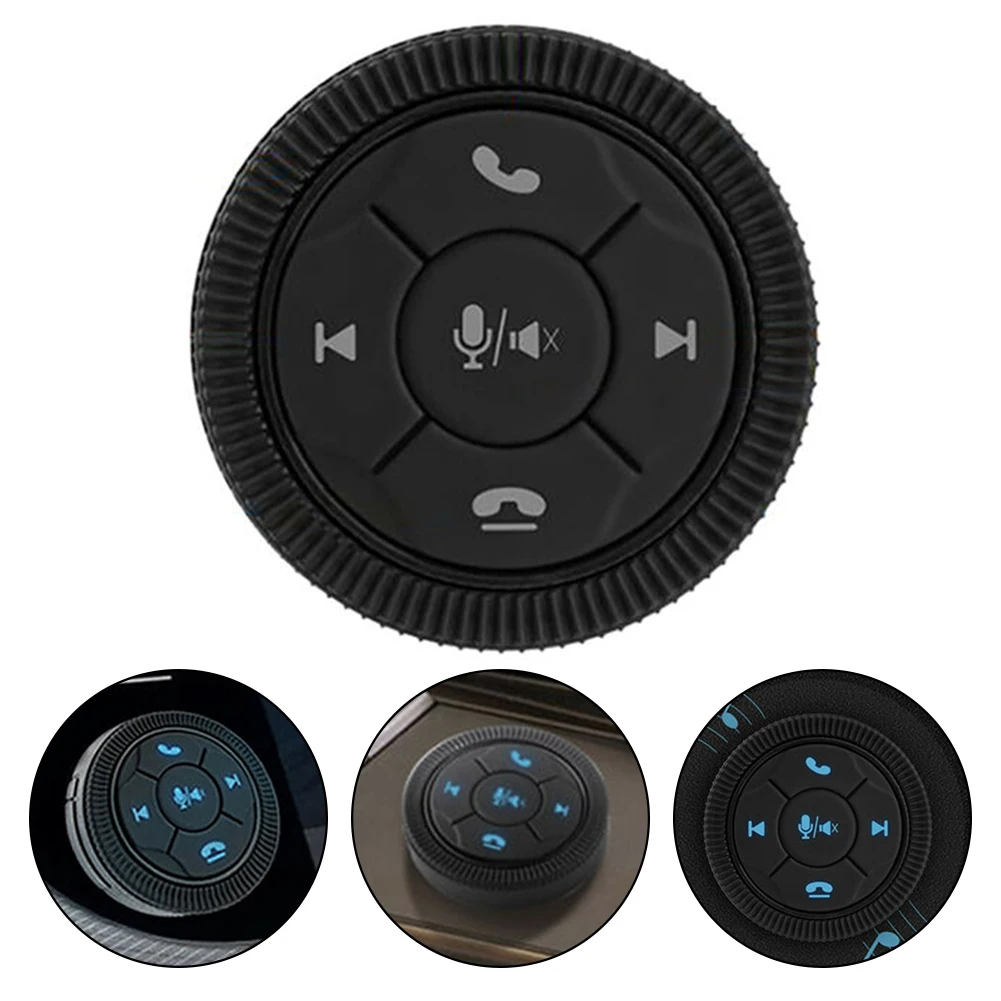 

Universal Car Wireless Media Steering Wheel Remote Control Mp3 Music Player Portable Gps Volume Remote