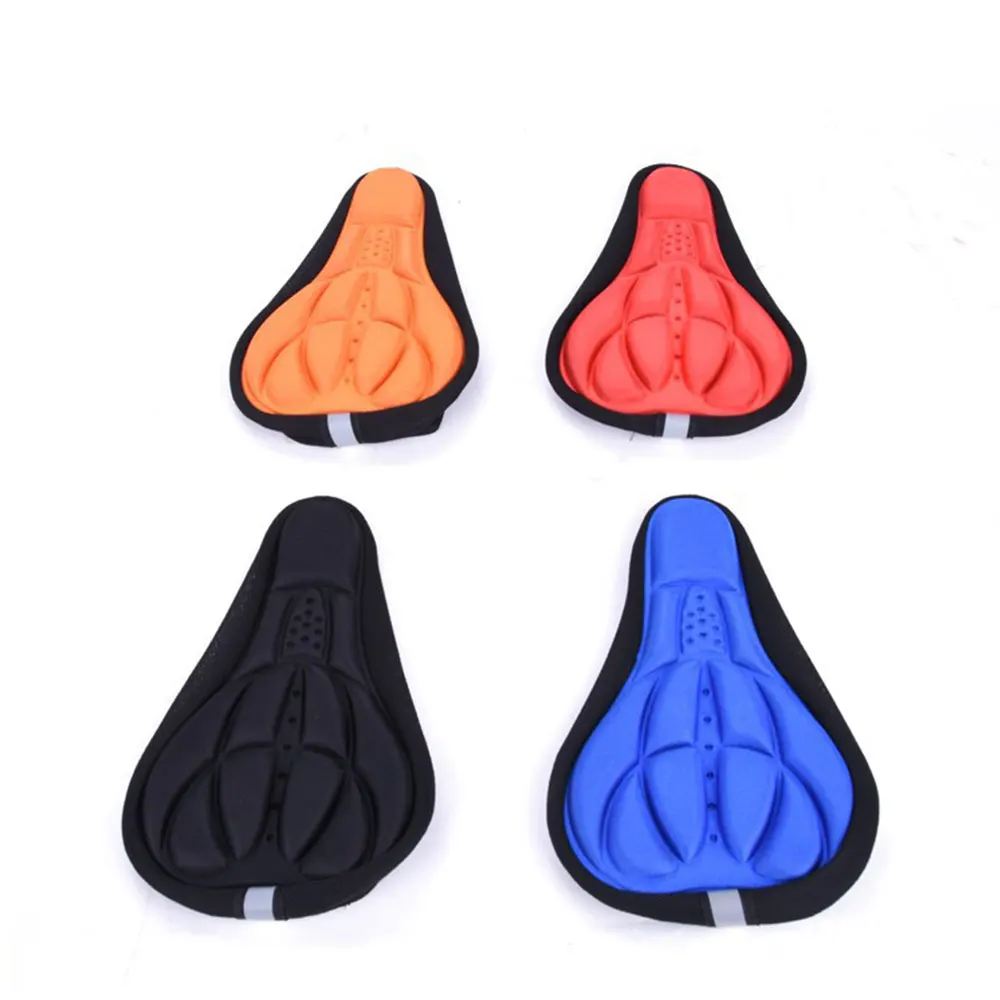 

Soft 3d Padded Cycling Bicycle MTB Bike saddle Seat Cover Cushion Sponge Foam Comfortable saddles Mat Cushion Bicycle Accessory