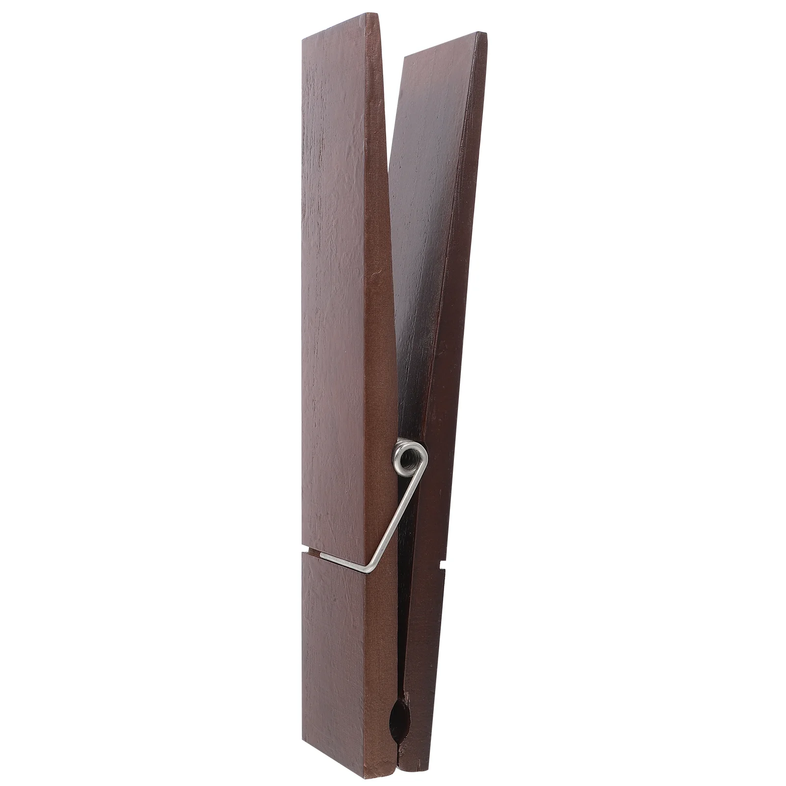 

Towel Hook Wall-mounted Clothes Coat Clamp Walnut Decorative Clip Home Bathroom Clothespin Wooden Hangers