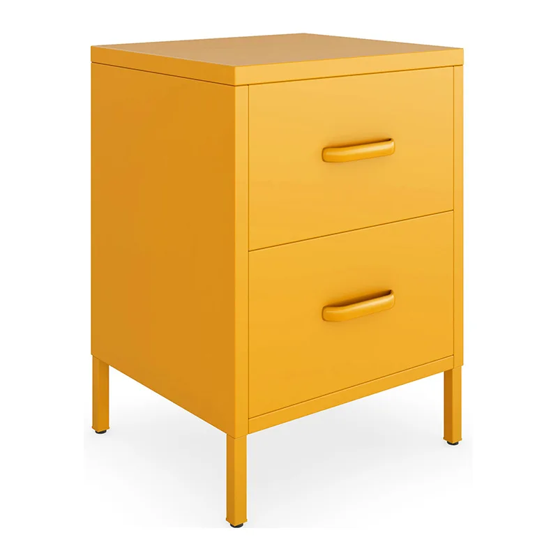 Европейский и американский стальной бытовой прикроватный шкафчик простой