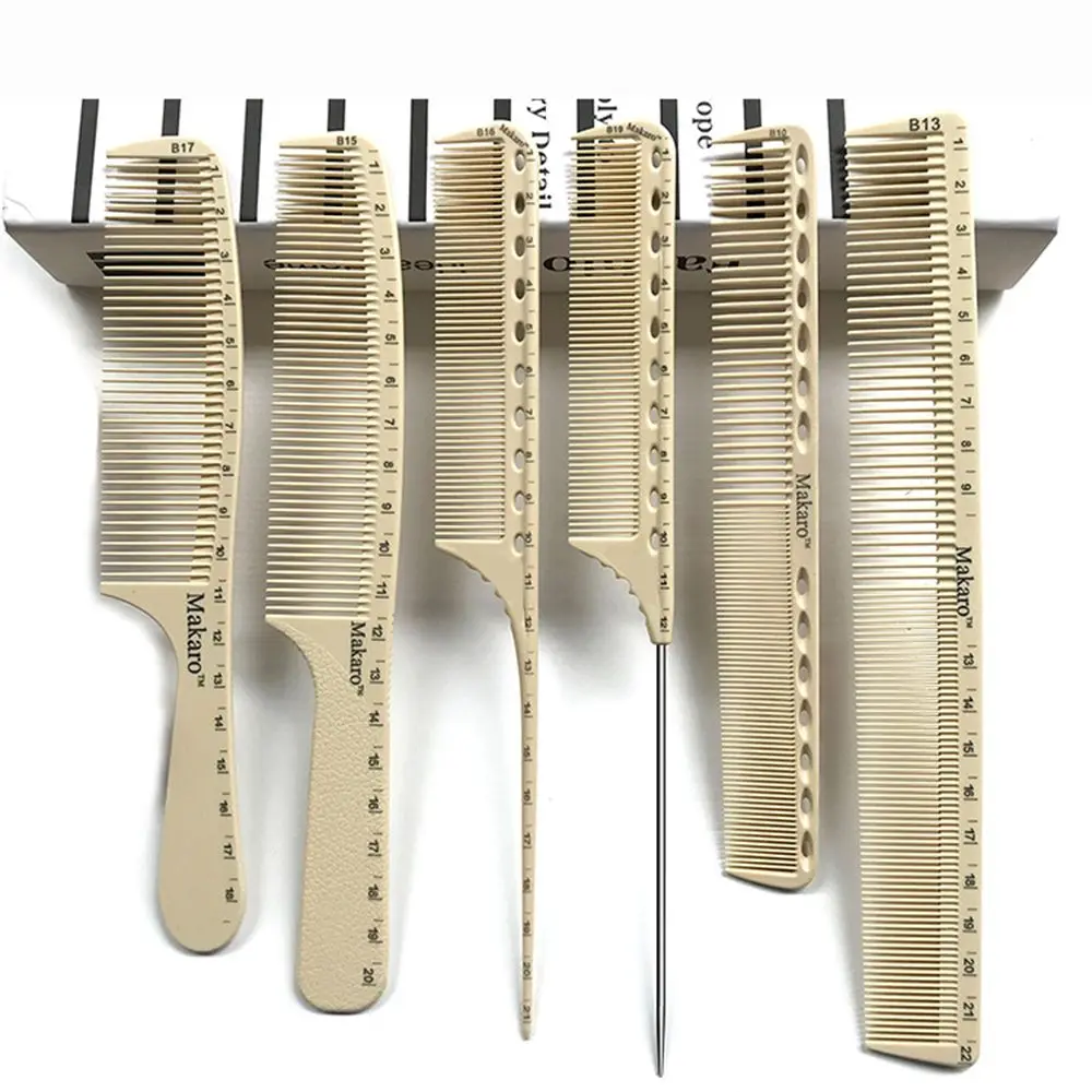 

HOT Salon Hairdressing Ruler Comb Laser Barber Comb Clear Scale Styling Combs