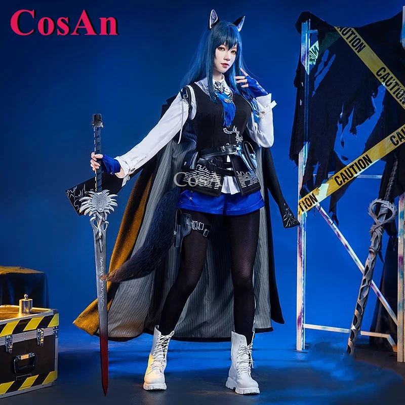 Фото Костюмы для косплея CosAn Game Arknights Texas The Omertosa, милые элегантные боевые униформы, одежда для ролевых игр на Хэллоуин, размеры S-XL №2
