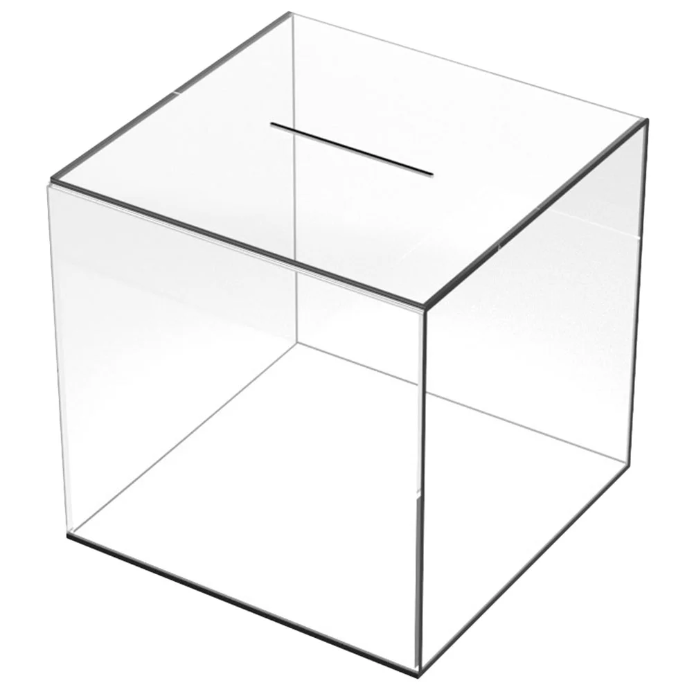 

Acrylic Piggy Bank Transparent Saving Pot Daily Use Coin Container Money Accessory