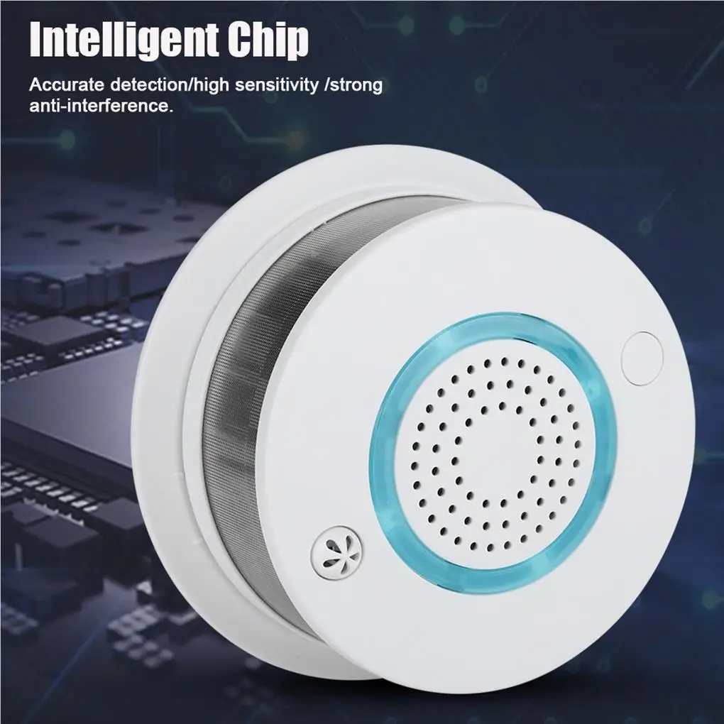 

Беспроводной детектор дыма с голосоПредупреждение и управлением через приложение