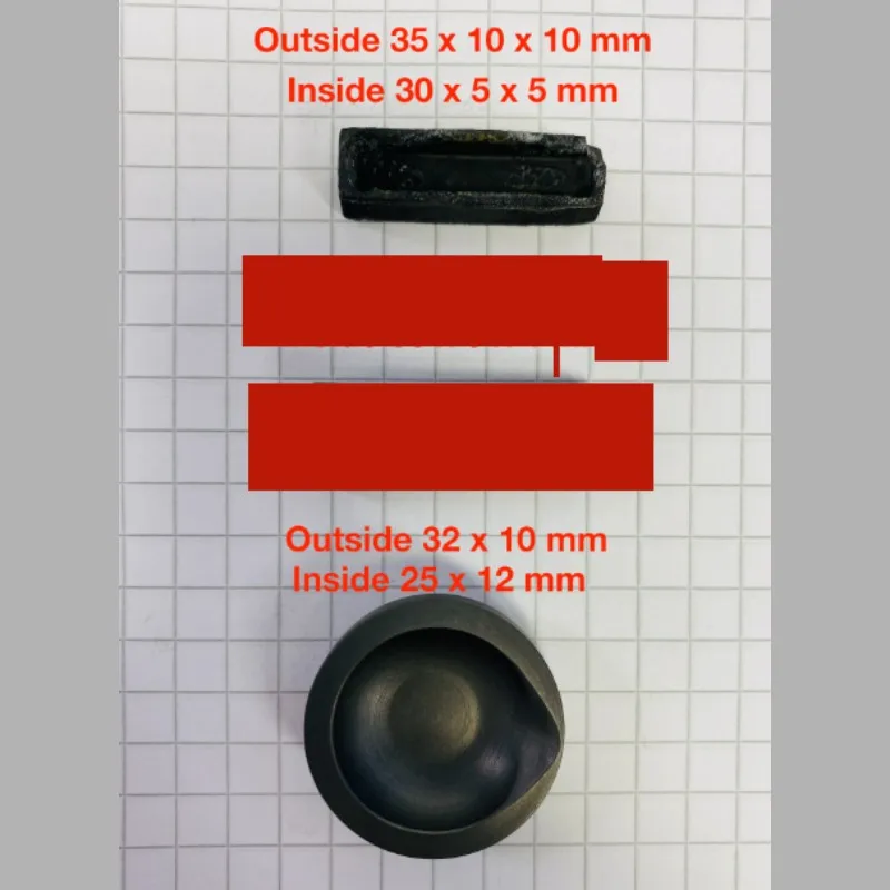

Графитовый тигель, квадратный 10 образцов на размер, всего 20 шт.