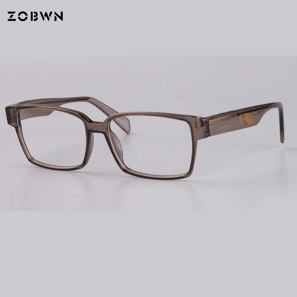 

Большие очки для мужчин и женщин, оптическая большая оправа, линзы по рецепту, для чтения при близорукости, прозрачные, красные, серые