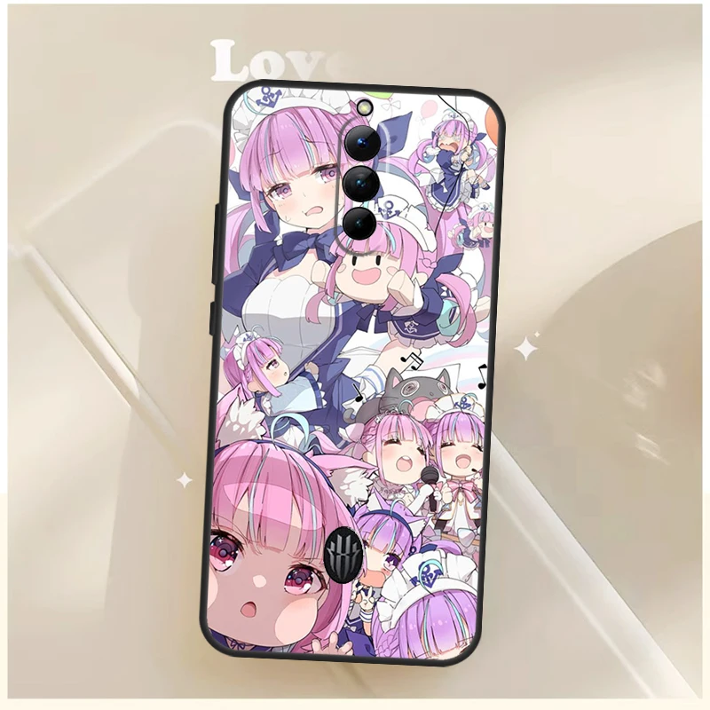 Фото Чехол Minato Aqua Hololive для ZTE Nubia Red Magic 10 Pro 10S 8S 9S 8 9 Pro Plus 6 7 6S 7S RedMagic 10 Air Cover №5