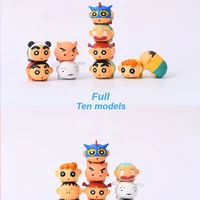 japans popular anime character crayon shin chan is surrounded by 10 exquisite doll ornaments