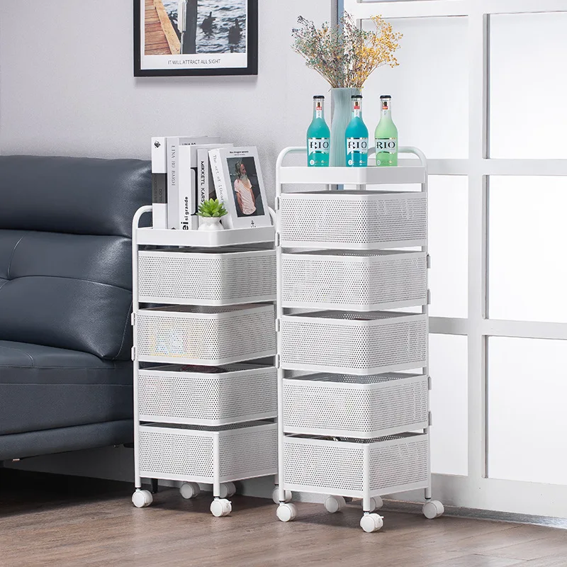 

Multi-layer Rotating Kitchen Storage Shelft White Venting Cabinet Organizer Fruit Vegetable Home Kitchen Storage Rack