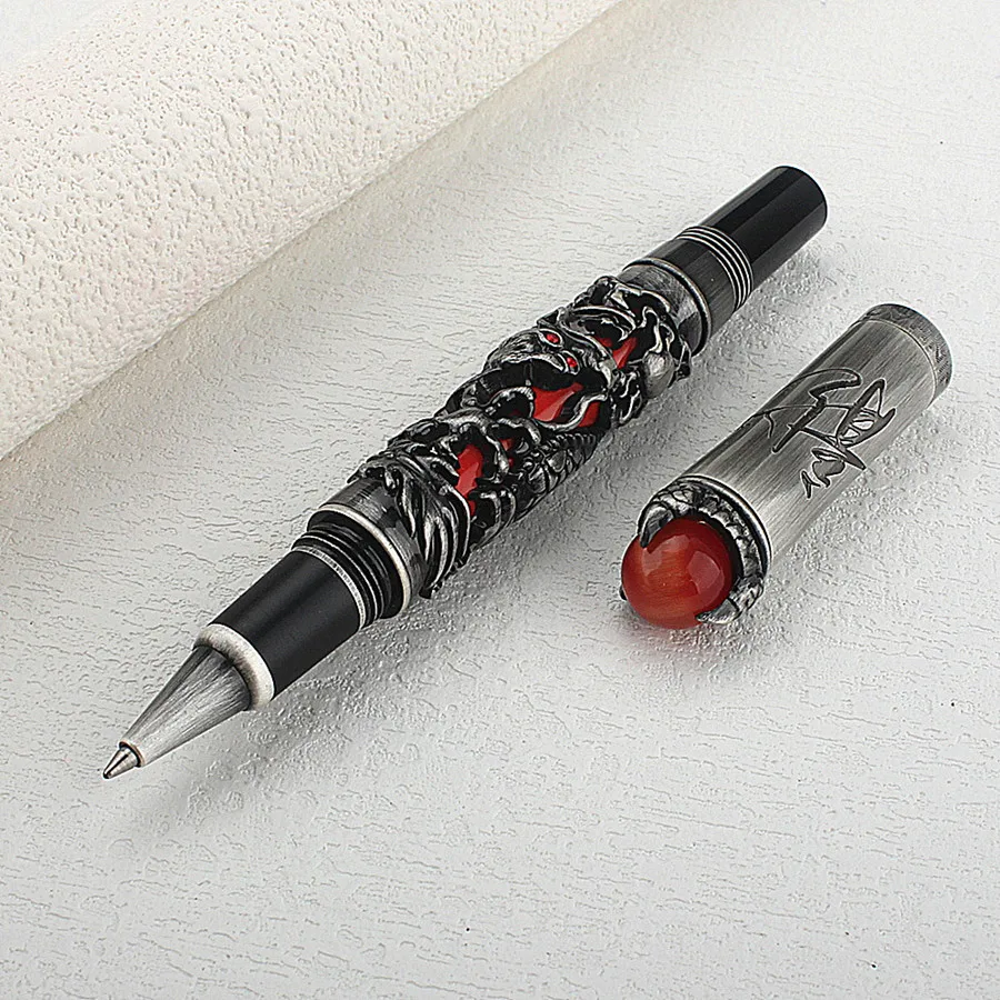 

Jinhao Дракон гравировка металлическая гелевая ручка