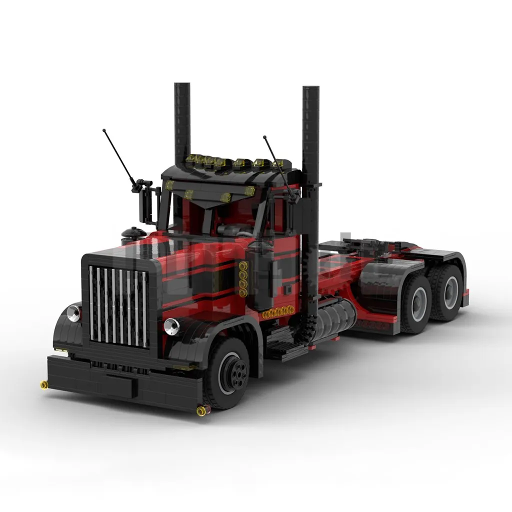

MOC-32567 Peterbilt 389 by Laouaistechnic Building Block Model Spliced Electric Truck Toy Puzzle Kids Gift