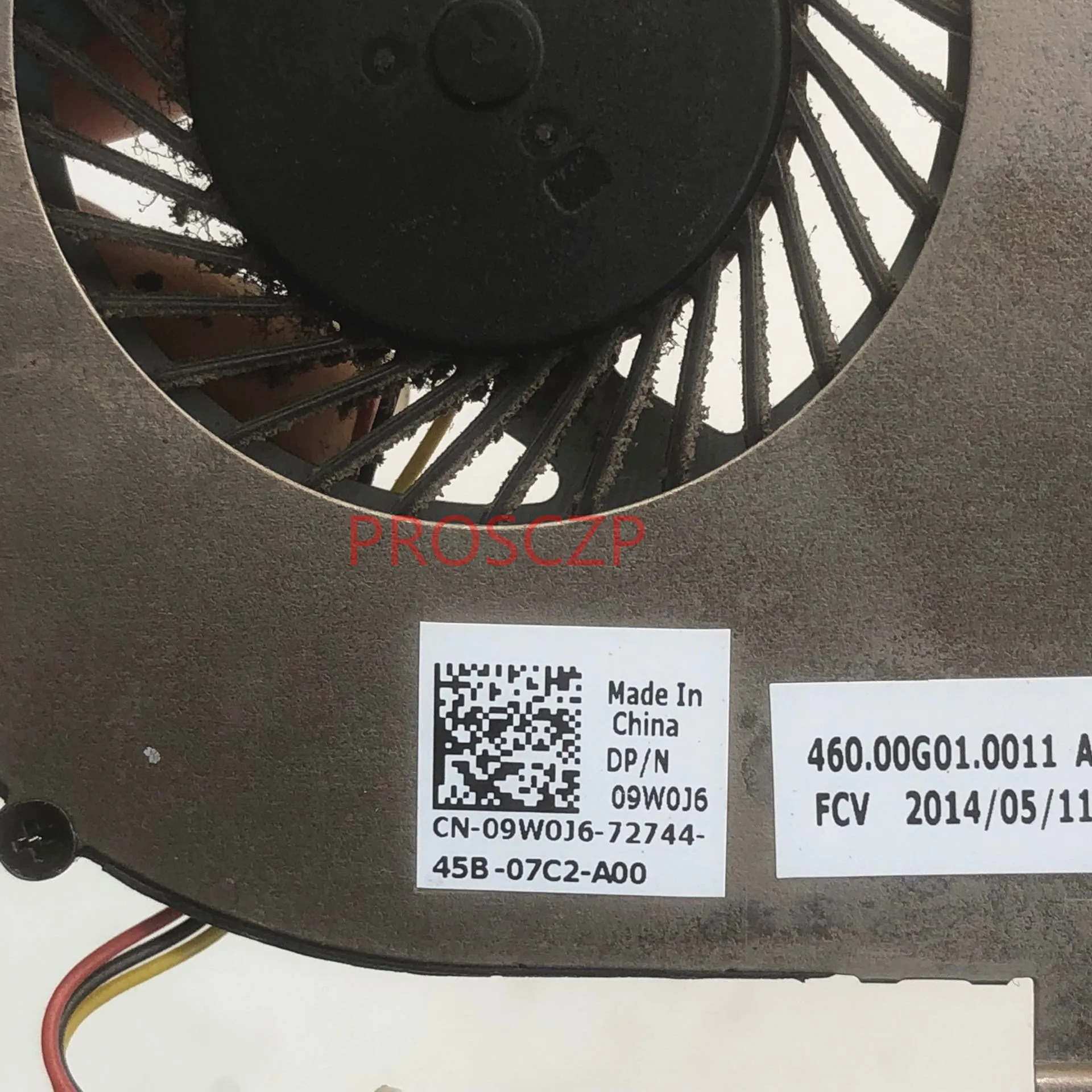 Высококачественный охлаждающий вентилятор охлаждения для ноутбука DELL 15 3541 3542 3543