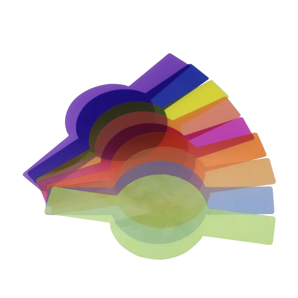 Фильтры для вспышки 12/20 цветов, набор карточек с гелевыми фильтрами для фотосъемки для вспышек Canon Nikon YongNuo Godox Speedlite.