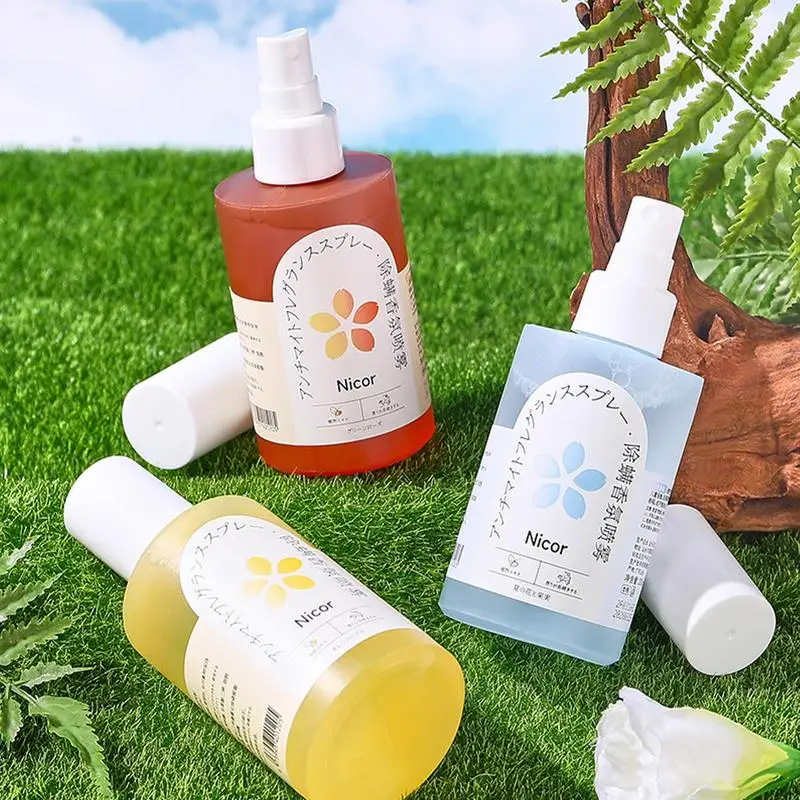 

200ml Fabric Spray Freshener Anti-Static Clothes Spray with Natural Plant Essential Oils for Bathroom Classroom Kitchen Car etc