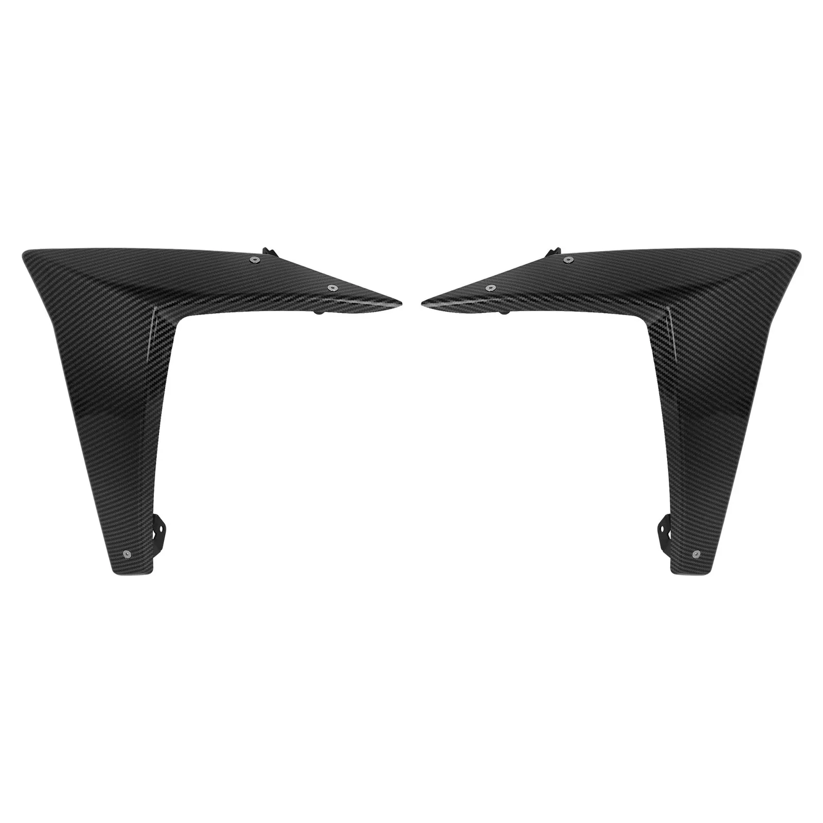 Фото Для мотоциклов YAMAHA MT-09 MT09 SP MT 09 Y-AMT 2024-2025: Аэродинамические боковые спойлеры (алероны) для нейкед-моделей, дефлекторы крыльев №4