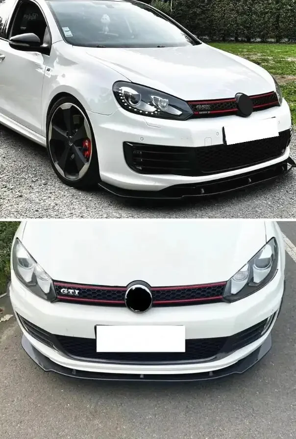 Для Volkswagen Golf 6 MK6 GTI GTD автомобильный передний бампер спойлер сплиттер диффузор