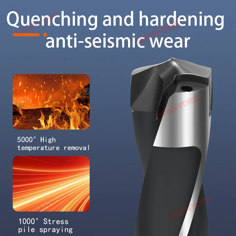 Сверло твердосплавное спиральное 5D/8D с внутренним охлаждением 12.5-32.00 мм