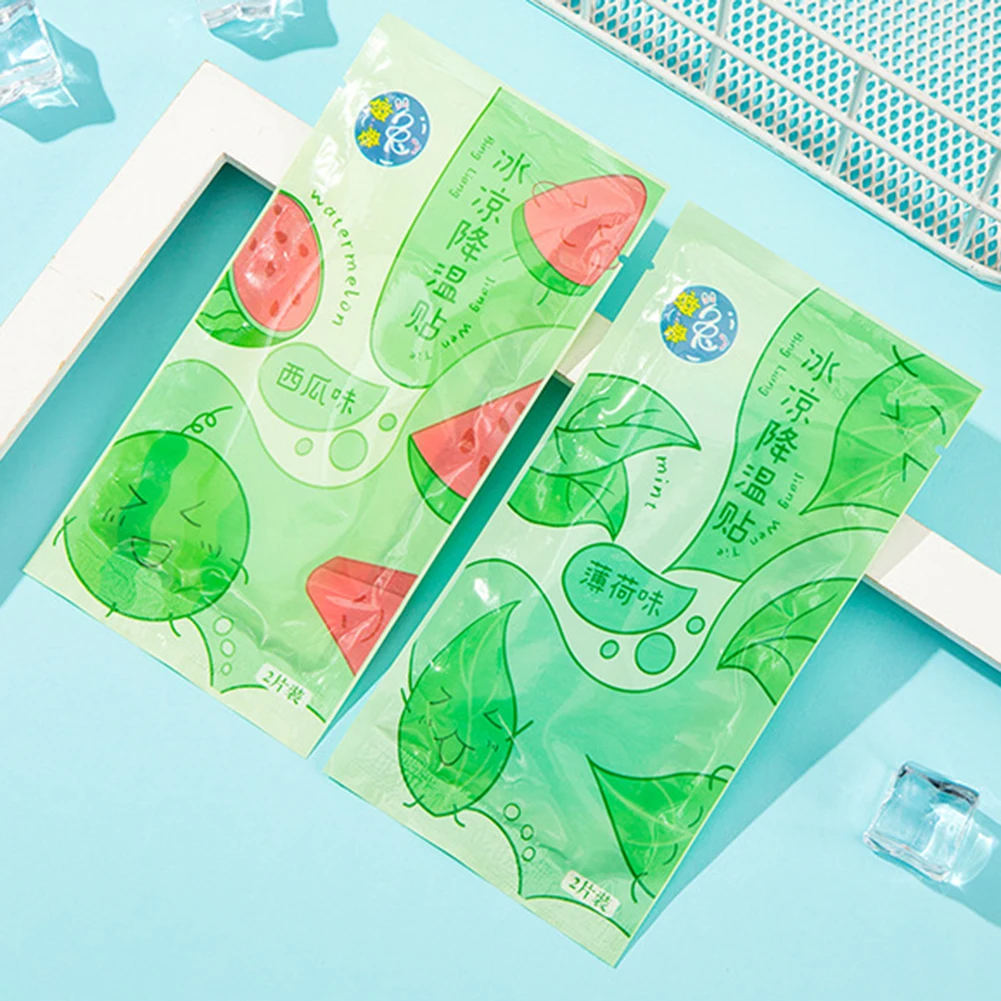

Креативная симпатичная наклейка в виде фруктов с холодной пастой, классная летняя наклейка для студентов, кемпинга, охлаждающая паста, накл...