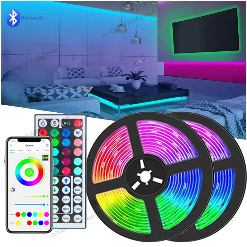 LED Room Lights Color RGB Tpae Bluetooth LED Strip Bedroom D