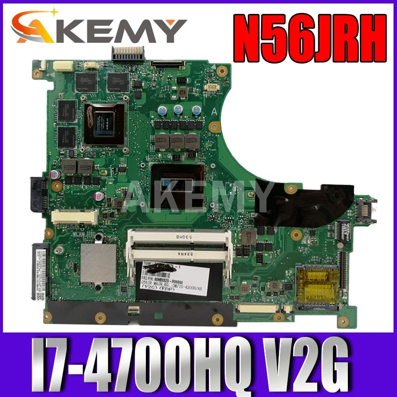 

90MB03Z0-R00040 Laptop motherboard For ASUS N56JRH N56JR N56J N56JR I7-4700HQ GT760M Mainboard REV.2.0 N14E-GL-A1