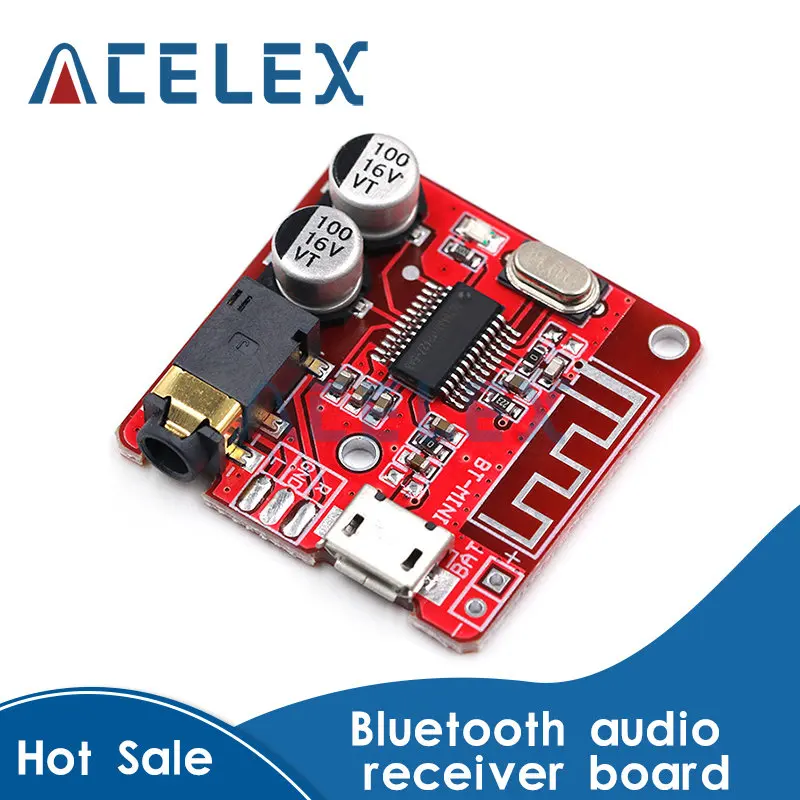 

Bluetooth Audio Receiver Board Bluetooth 5.0 MP3 Lossless Decoder Board Wireless Stereo Music Module 3.7-5V XY-BT-Mini