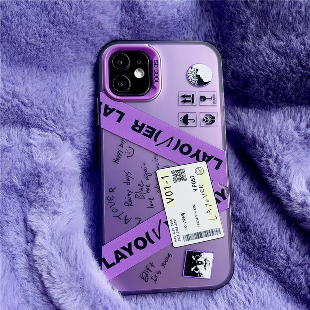 V LAYOVER TaeHyung Phone Case for Oppo Realme 13 12 11 10 9i 8 8i C65 C63 C55 C53 C35 C33 C20 C21Y C15 C21 Matte Back Cover
