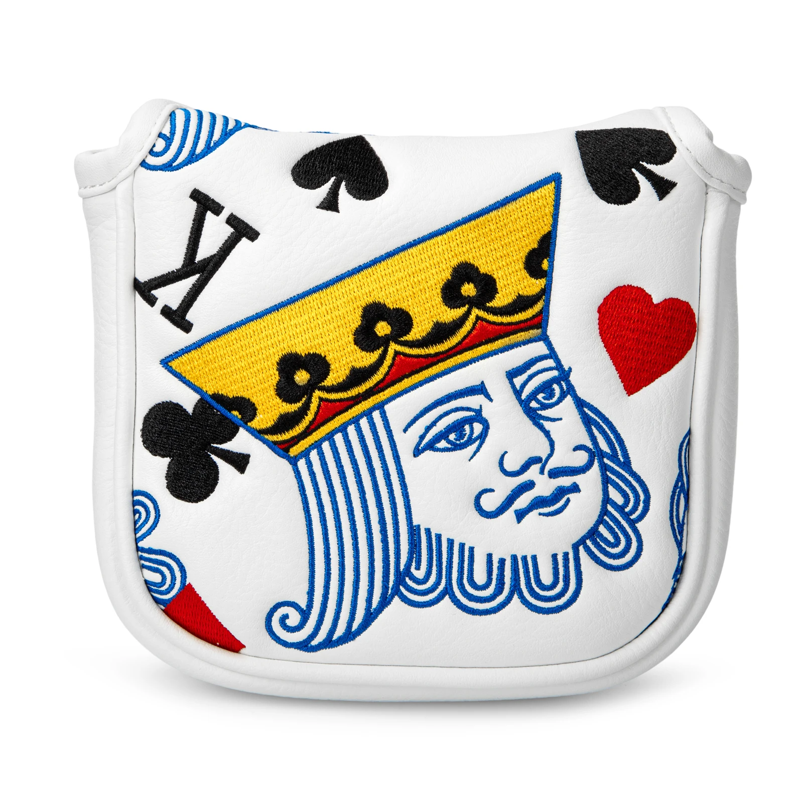 Фото Чехлы на голову для гольфа, чехол для клюшки Poker Diamond King, чехлы для водителя, деревянный чехол для головы Fariway, гибридные чехлы, кожаный чехол для клюшки для гольфа №5