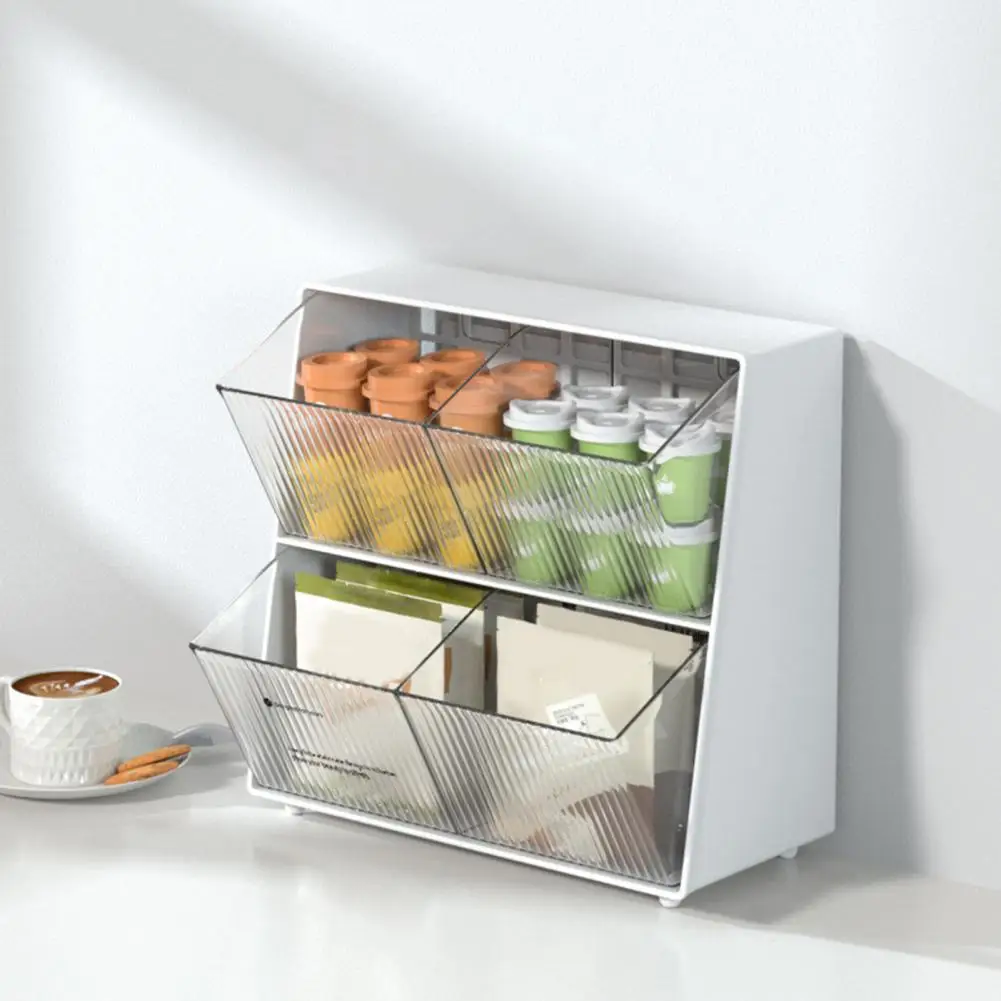 

Modern Removable Easy Access Office Coffee Capsule Storage Box Multifunctional Coffee Capsule Organizer Home Supply