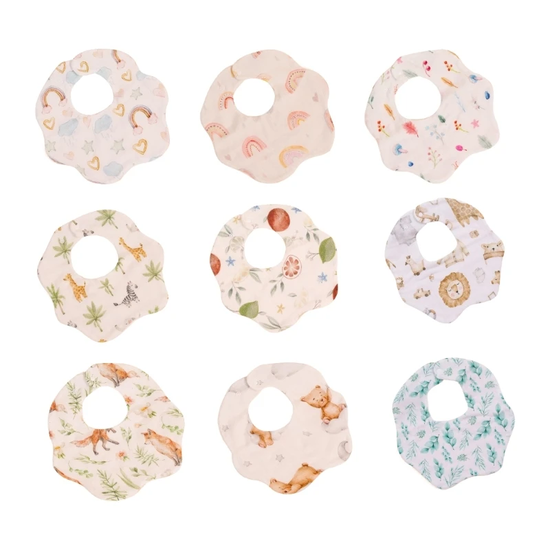 

Baby Feeding Bibs Drooling Apron Newborns Burp Cloths Infant Supplies Bib