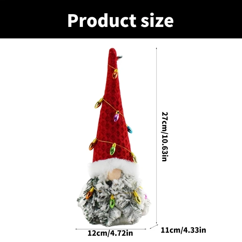 Искусственный струнный свет старика гнома плюшевая фигурка куклы