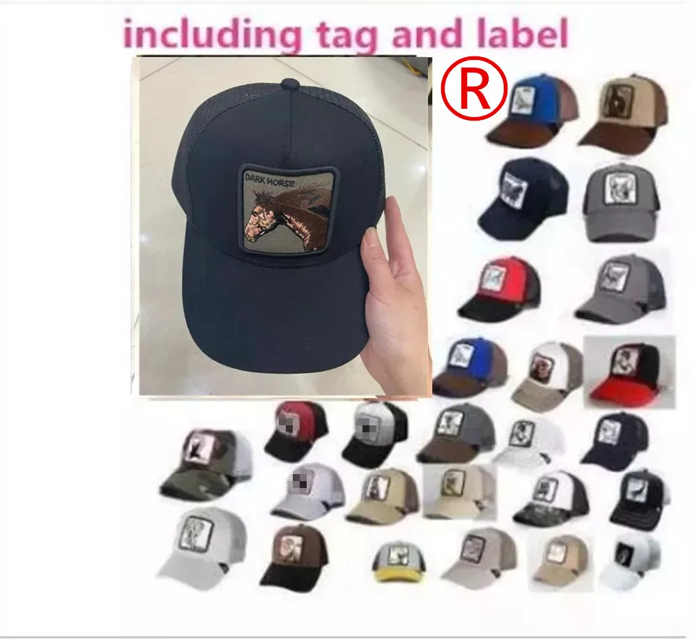 Бейсболка GOORIN BROS COCK с вышивкой животного милая летняя сетчатая Мужская футболка