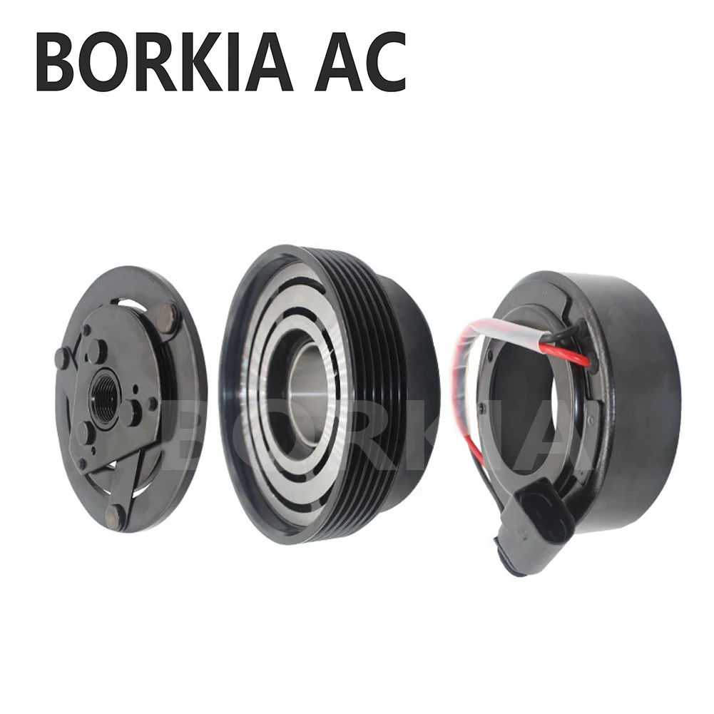 Sanden 5h14 508 air conditioning compressor electromagnetic clutch for Volkswagen Bora | Air-conditioning Installation