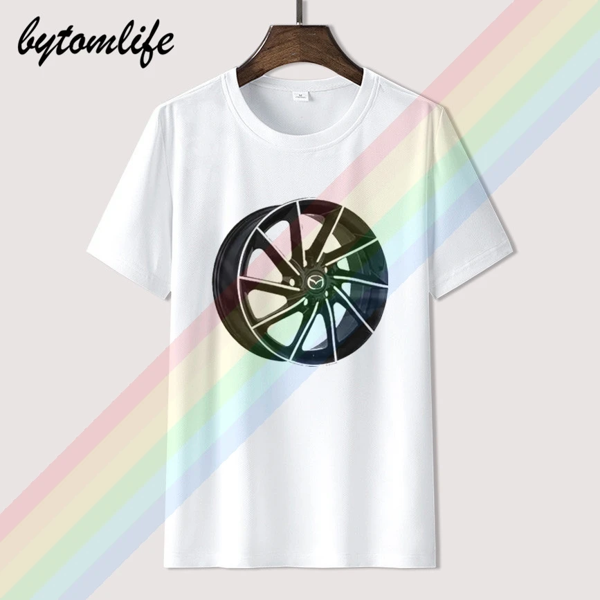 

2020 new t-shirt men high quality cotton Mazda White Unisex T-Shirt - Tees - Shirts fashion cool T-shirt men