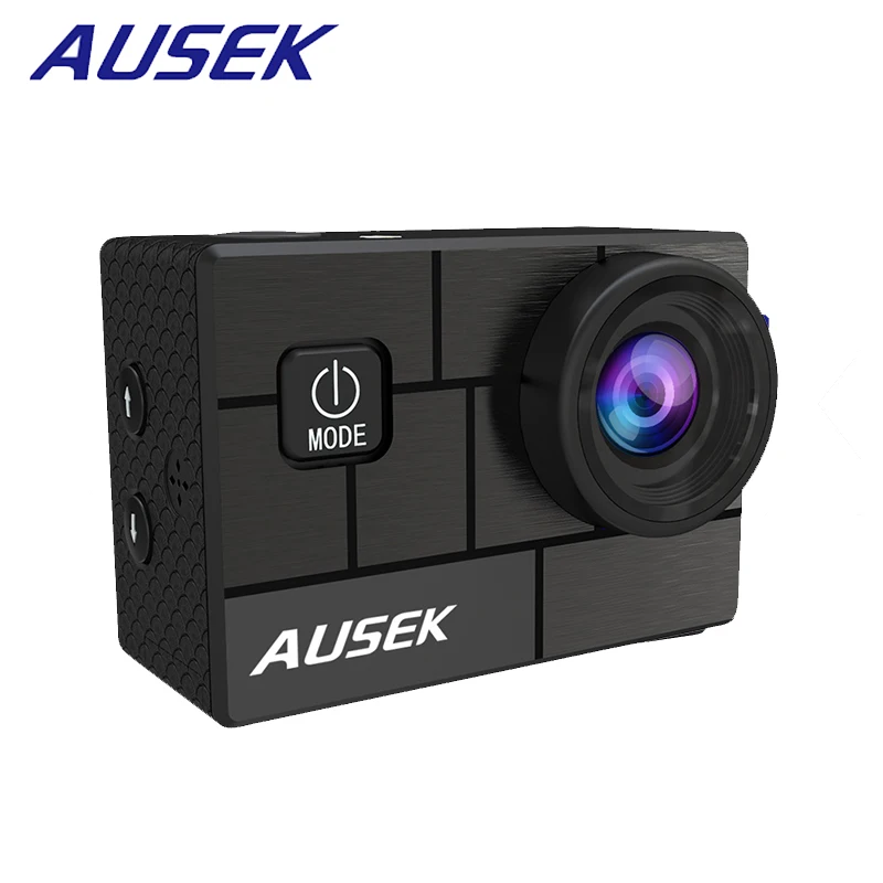 

Ausek 4k 60FPS Black Camera Small Waterproof Action Camera for Family Activities Sports AT-Q44C