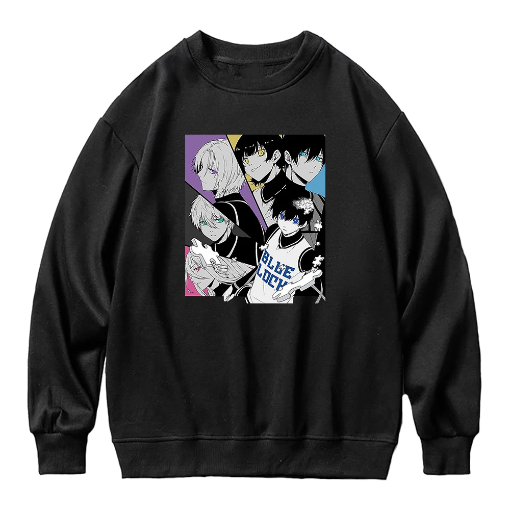 

Blue Lock Hoodies Football Soccer Anime Print Streetwear Men Women Fashion Oversized O-Neck Sweatshirts Hoodie Pullovers Clothes