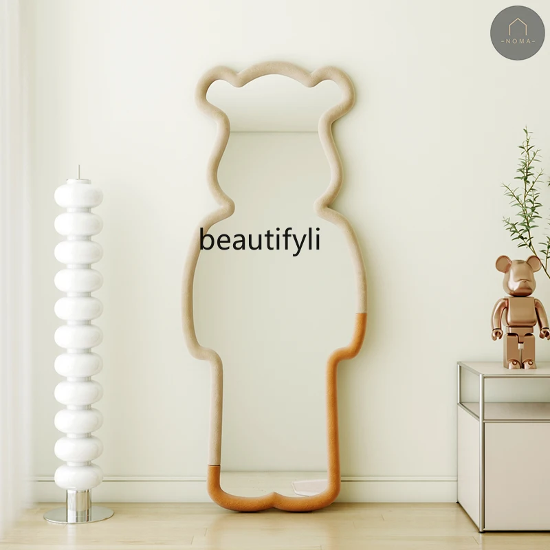

HJ Mirror Full-Length Mirror Dressing Mirror Floor Mirror Living Room Wall Bedroom Full-Length Mirror