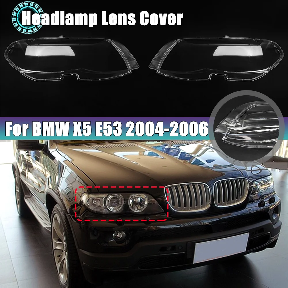 

Автомобильный Дневной светильник, прозрачный налобный фонарь для BMW X5 E53 2004 2005 2006 2007, автомобильные аксессуары
