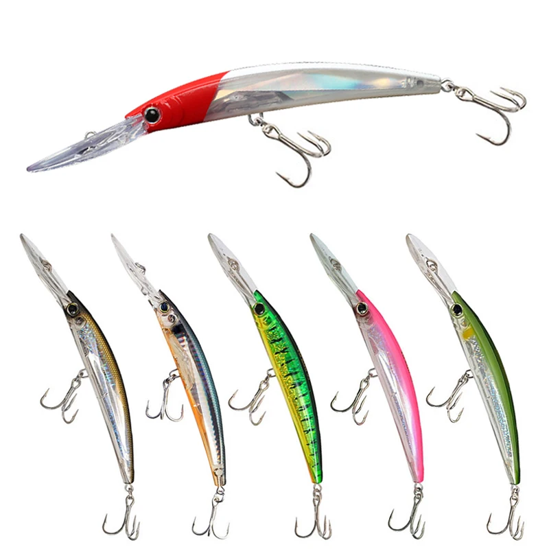 

1Pcs 170mm 24.5g Big Minnow Floating Minnow for Fishing Wobbler Lure Trolling Hard Bait Bass Pike Pesca Isca Fishing Tackle 9090