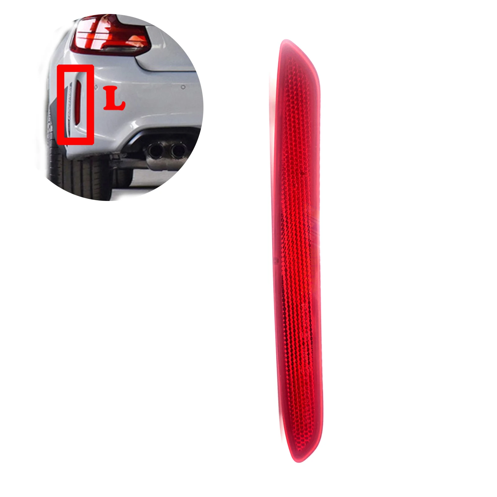 

Для левого и правого 15-25 BMW M2 F87 COUPE BASE CS Competition 3.0L Coupe задний отражатель боковой бампер