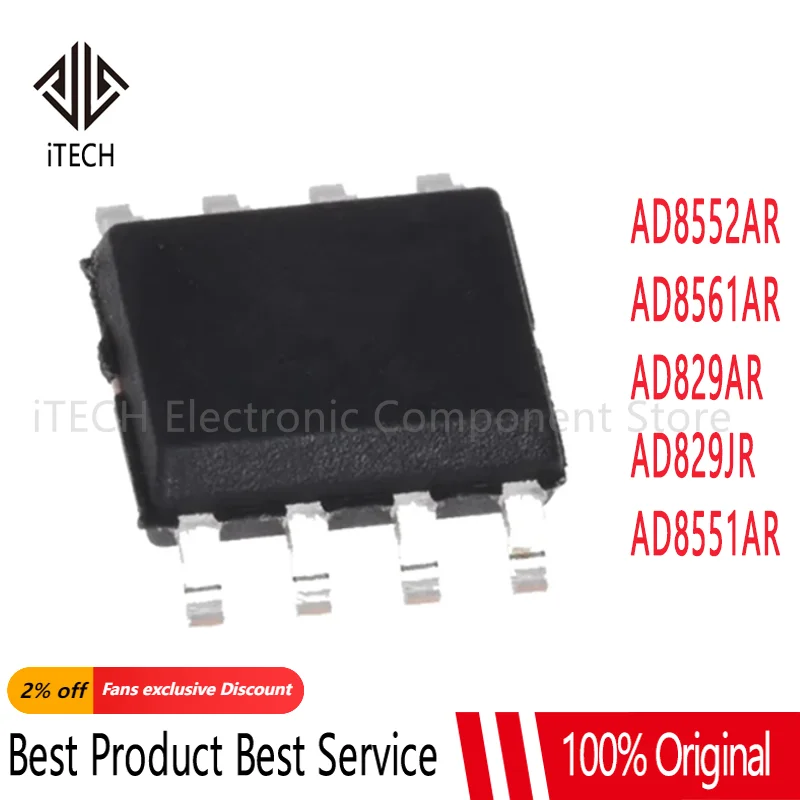 1 шт./партия, новый оригинальный SOP8 AD8552ARZ AD8552 AD8561ARZ AD8561 AD829ARZ AD829 AD829A AD829JRZ AD829J AD8551ARZ AD8551 8551A