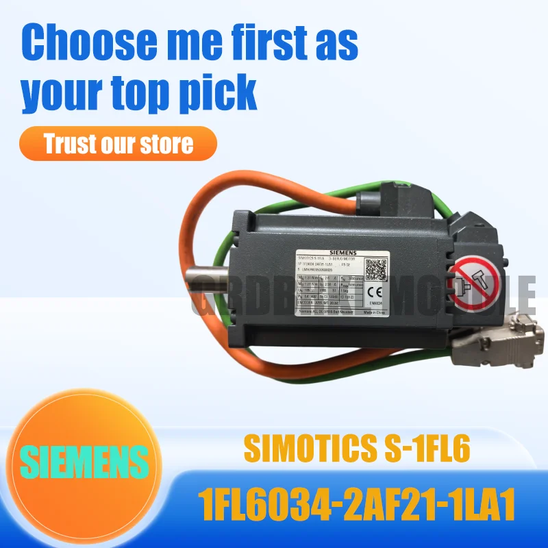 Фото НОВЫЙ Оригинальный серводвигатель SIEMENS 1FL6034-2AF21-1LA1 SIMOTICS S-1FL6 №1