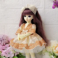 30cm bjd doll clothes 16 bjd yosd princess high quality embroidery dress doll accessories dress up doll gift diy clothes