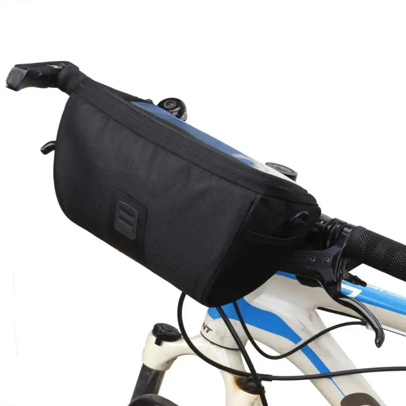 

Bike Handlebar Bag Large Capacity Front Tube Basket Foldable Bicycle Pannier Outdoor Sports Cycling Equipment Bike Accessories