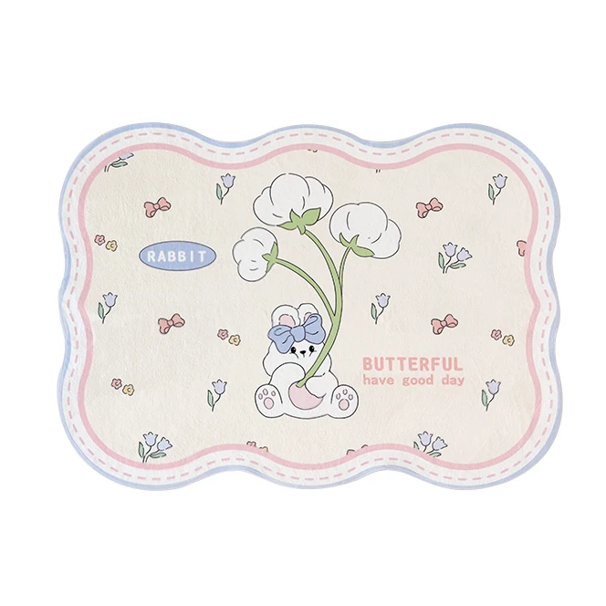 

Розовый декоративный коврик